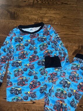 Bamboo Bliss Disney Monster Trucks Bamboo Pjs Size 4T